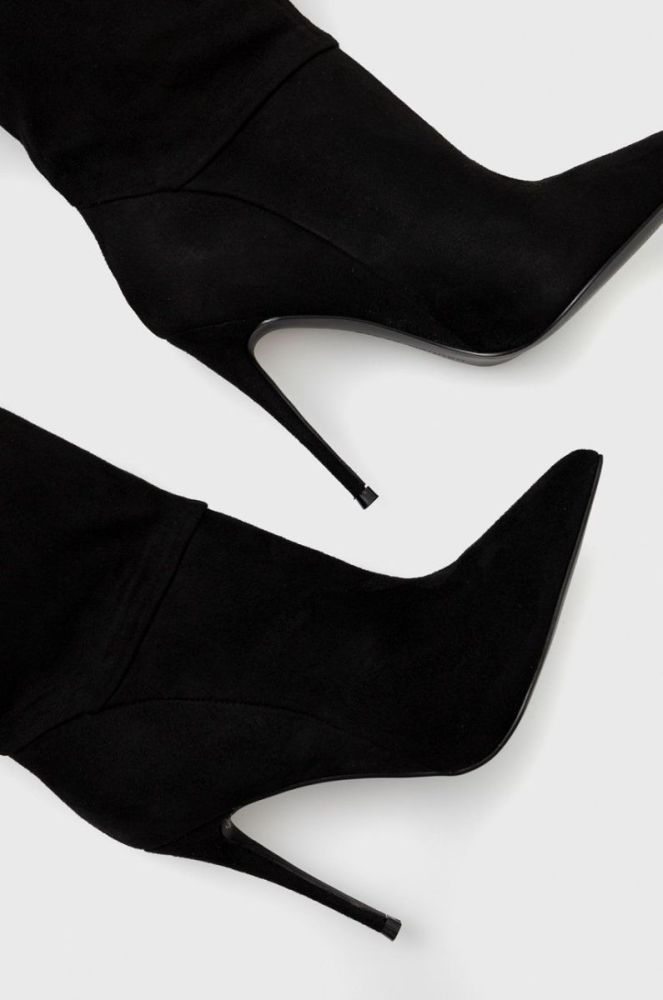 Чоботи Steve Madden Darian жіночі колір чорний на шпильці фото 4