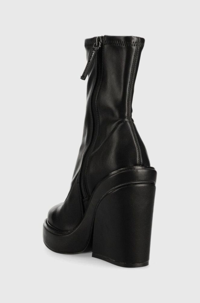 Черевики Steve Madden All Out жіночі колір чорний каблук блок фото 3