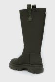 Чоботи Steve Madden Lodge жіночі колір зелений на платформі
