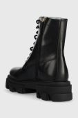 Шкіряні черевики Chiara Ferragni Cf жіночі колір чорний на платформі