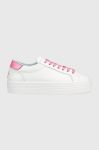 Шкіряні кросівки Chiara Ferragni Tennis Low Calf Eyestar колір білий Шкіряні кросівки Chiara Ferragni Tennis Low Calf Eyestar колір білий
