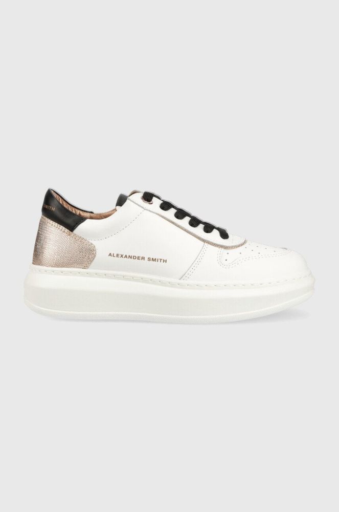Шкіряні кросівки Alexander Smith Cambridge колір білий ASAVL1D34WCP