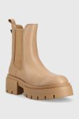 Черевики Guess Charlotte жіночі колір бежевий на платформі