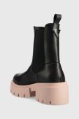 Черевики Guess Charlotte жіночі колір чорний на платформі Черевики Guess Charlotte жіночі колір чорний на платформі