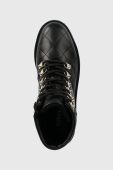 Черевики Guess Issi жіночі колір чорний на платформі