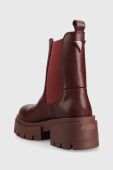 Черевики Guess Charlotte жіночі колір бордовий на платформі