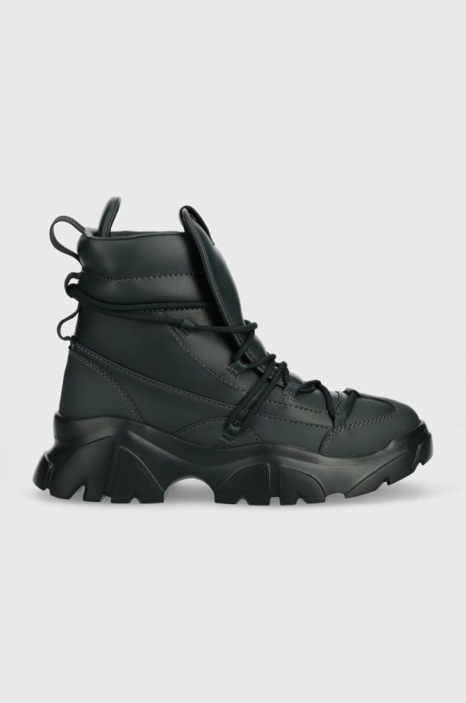 Черевики EA7 Emporio Armani Boot Flakes колір зелений