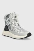 Зимові чоботи EA7 Emporio Armani Snow Boot колір срібний