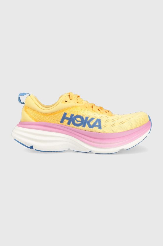 Бігові кросівки Hoka Bondi 8 колір жовтий 1127952-BGWN