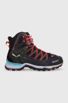 Черевики Salewa Mountain Trainer Lite Mid GTX жіночі колір чорний Черевики Salewa Mountain Trainer Lite Mid GTX жіночі колір чорний