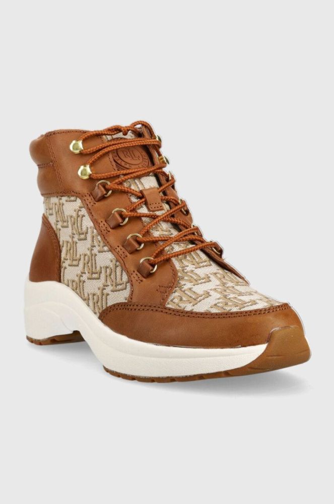 Кросівки Lauren Ralph Lauren Rylee жіночі колір коричневий 802882618002 фото 2