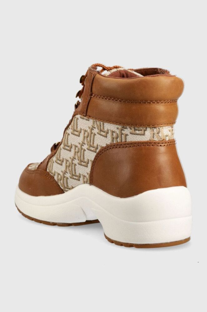 Кросівки Lauren Ralph Lauren Rylee жіночі колір коричневий 802882618002 фото 3