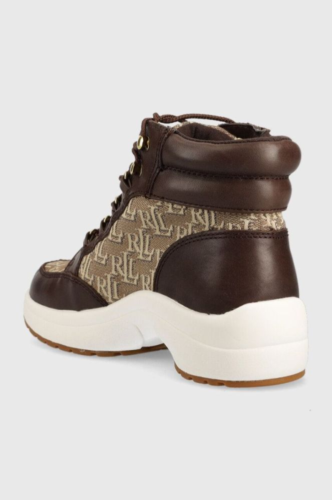 Кросівки Lauren Ralph Lauren Rylee жіночі колір коричневий 802882618003 фото 3