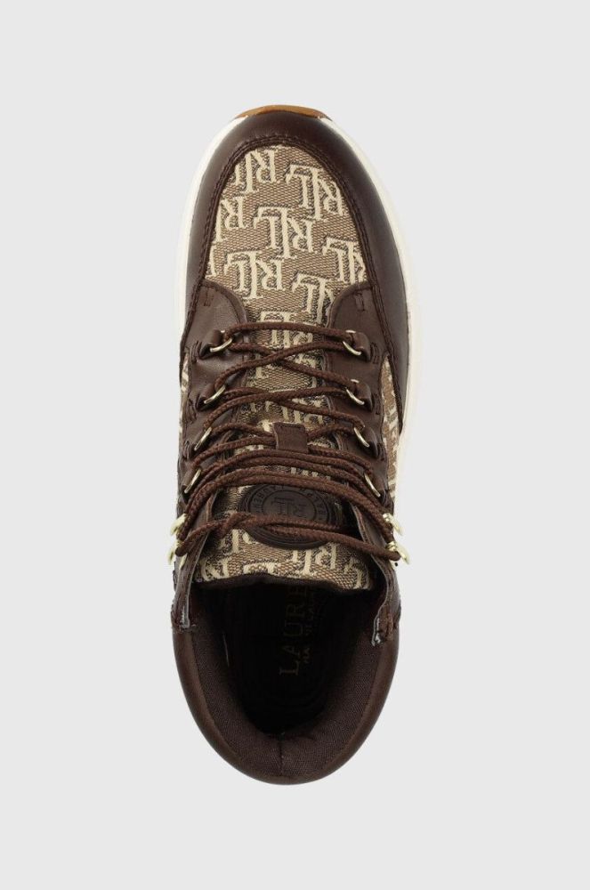 Кросівки Lauren Ralph Lauren Rylee жіночі колір коричневий 802882618003 фото 4