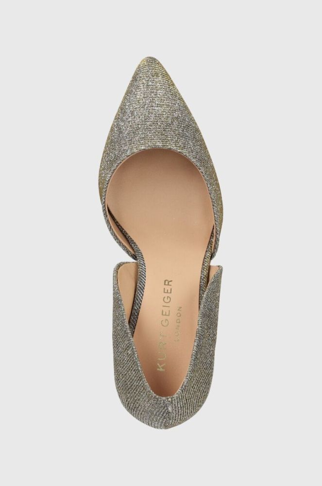 Туфлі Kurt Geiger London Bond 90 колір срібний 7428760609 фото 4
