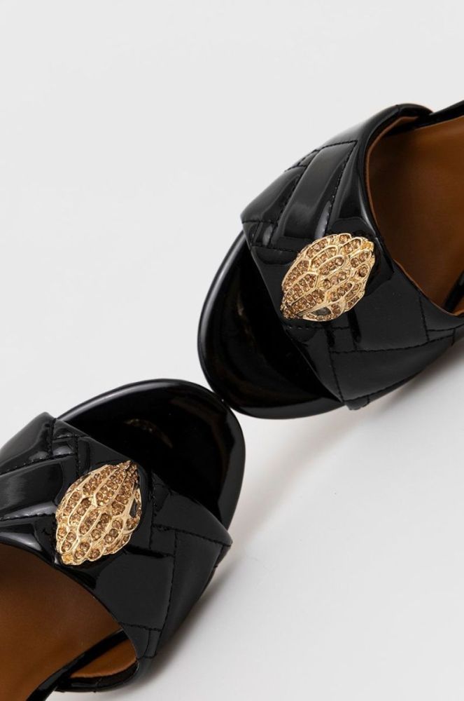 Шкіряні сандалі Kurt Geiger London Kensington Sand колір чорний 8489900309 фото 4