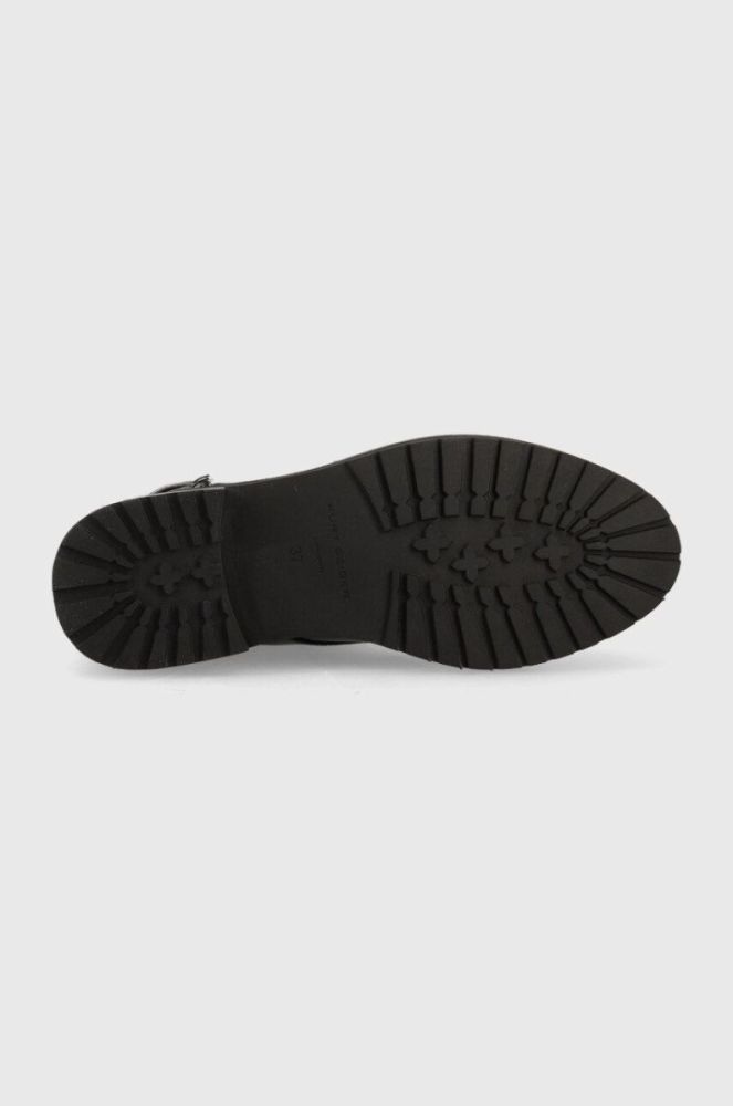 Шкіряні черевики Kurt Geiger London Stoop жіночі колір чорний на плоскому ходу 1128405109 фото 5