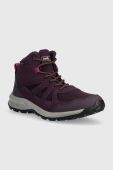 Черевики Jack Wolfskin Woodland 2 Texapore Mid жіночі колір фіолетовий Черевики Jack Wolfskin Woodland 2 Texapore Mid жіночі колір фіолетовий