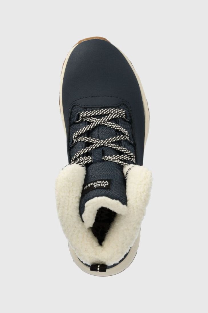 Черевики Jack Wolfskin Everquest Texapore Mid жіночі утеплене колір блакитний