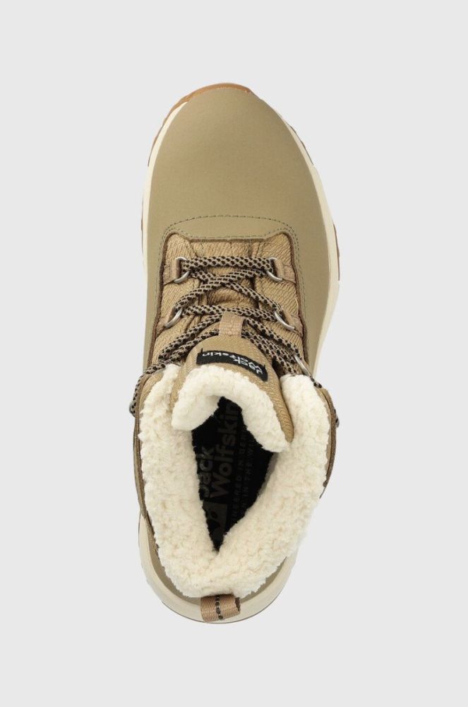 Черевики Jack Wolfskin Everquest Texapore Mid жіночі колір коричневий утеплене фото 4