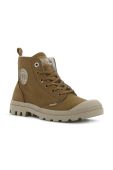 Замшеві кеди Palladium Pampa Hi Zip жіночі колір коричневий