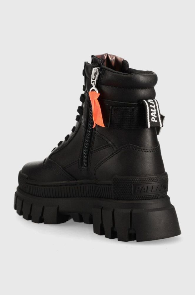 Шкіряні черевики Palladium Revolt Sport Ranger жіночі колір чорний на платформі фото 3