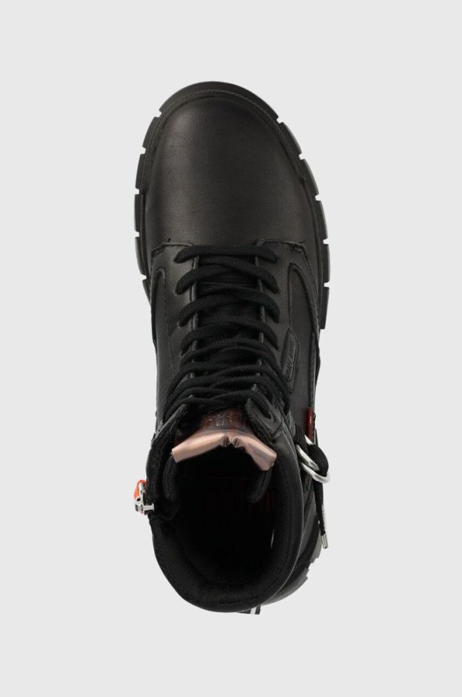 Шкіряні черевики Palladium Revolt Sport Ranger жіночі колір чорний на платформі фото 4