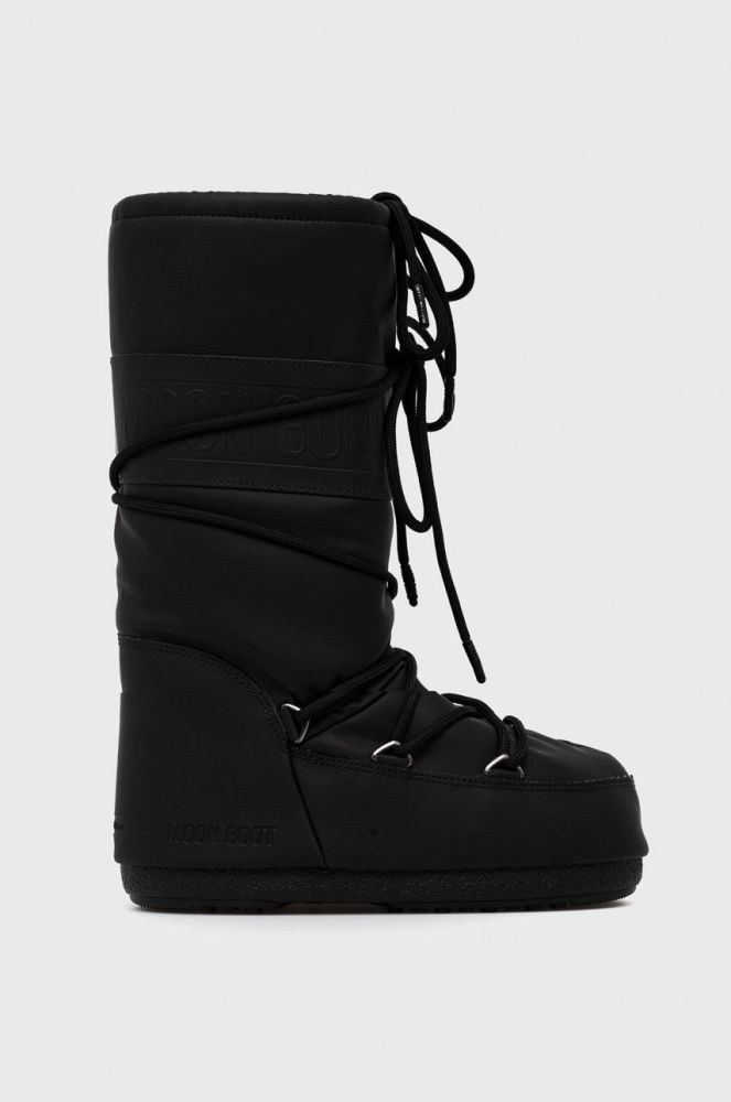Зимові чоботи Moon Boot Icon Rubber жіночі колір чорний