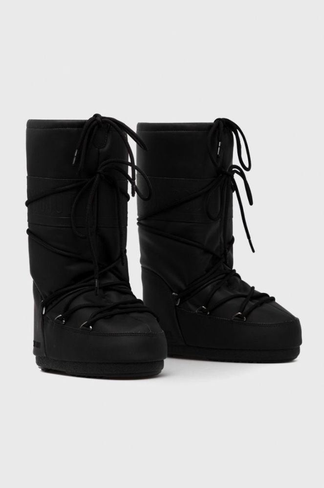 Зимові чоботи Moon Boot Icon Rubber жіночі колір чорний фото 2