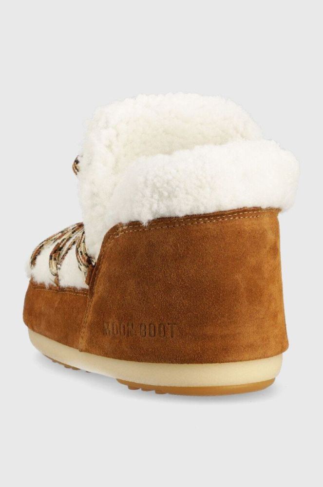 Зимові чоботи Moon Boot Pumps Shearling колір коричневий фото 3