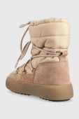 Зимові чоботи Moon Boot Ltrack Suede Nylon колір бежевий 24500200.CIPRIA-CIPRIA
