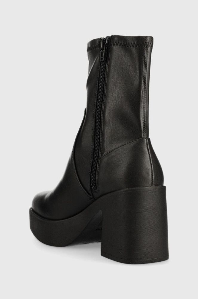 Черевики Aldo Upstep жіночі колір чорний каблук блок фото 3
