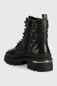 Шкіряні черевики Aldo Quilt жіночі колір чорний на платформі Шкіряні черевики Aldo Quilt жіночі колір чорний на платформі