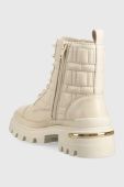 Шкіряні черевики Aldo Quilt жіночі колір бежевий на платформі