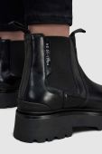 Шкіряні черевики AllSaints Arlo жіночі колір чорний на платформі Шкіряні черевики AllSaints Arlo жіночі колір чорний на платформі