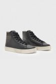 Шкіряні кеди AllSaints Tana High Top жіночі колір чорний