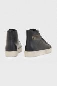 Шкіряні кеди AllSaints Tana High Top жіночі колір чорний