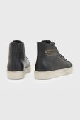 Шкіряні кеди AllSaints Tana High Top жіночі колір чорний