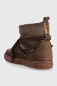 Замшеві чоботи Inuikii Space колір коричневий 50202-050