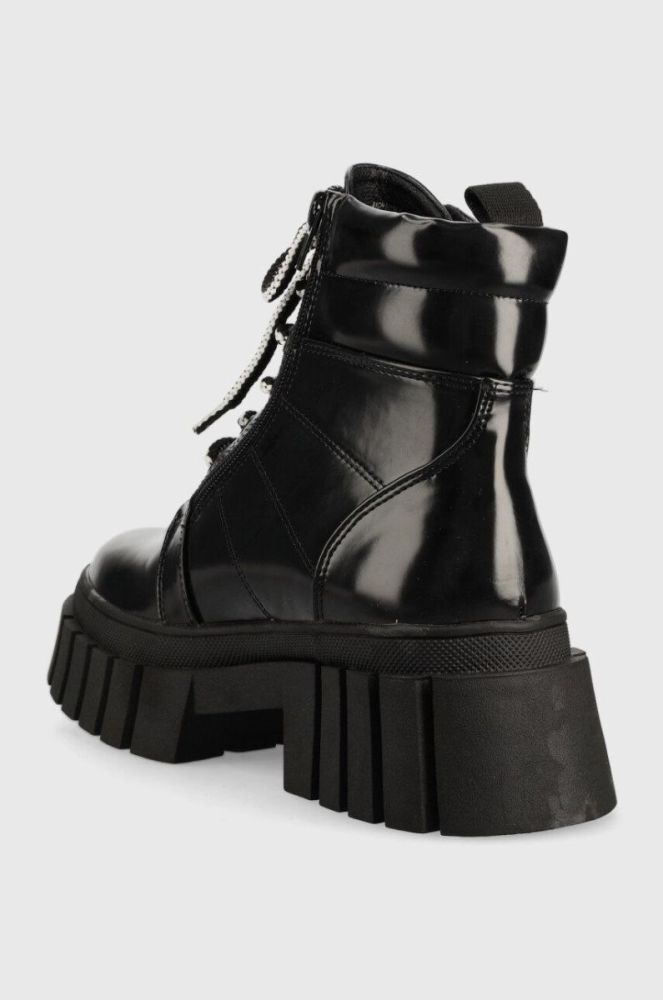 Черевики Steve Madden Incredible жіночі колір чорний на платформі злегка утеплена фото 3