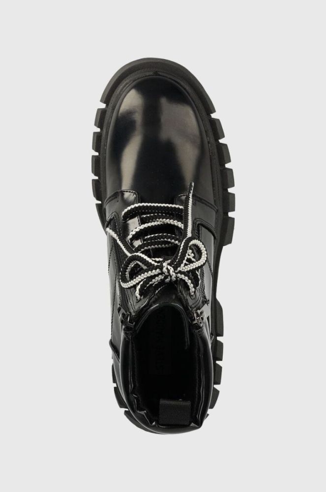 Черевики Steve Madden Incredible жіночі колір чорний на платформі злегка утеплена фото 4