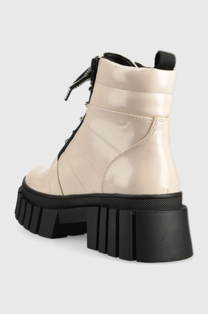 Черевики Steve Madden Incredible жіночі колір бежевий на платформі злегка утеплена фото 3
