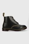 Шкіряні черевики Dr. Martens 101 Arc жіночі колір чорний на плоскому ходу Шкіряні черевики Dr. Martens 101 Arc жіночі колір чорний на плоскому ходу