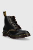 Шкіряні черевики Dr. Martens 101 Arc жіночі колір чорний на плоскому ходу