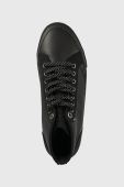 Шкіряні кеди Tommy Hilfiger MODERN VULC LEATHER жіночі колір чорний FM0FM04163