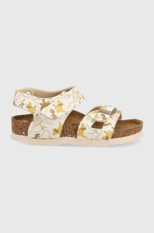 Дитячі сандалі Birkenstock колір бежевий Narrow Width