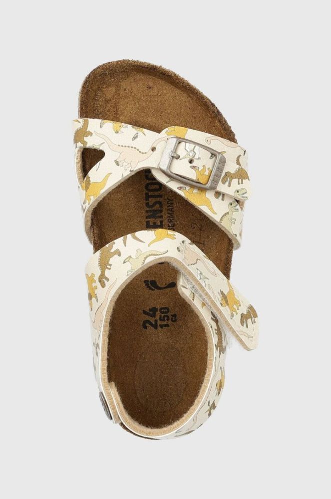 Дитячі сандалі Birkenstock колір бежевий Narrow Width фото 4