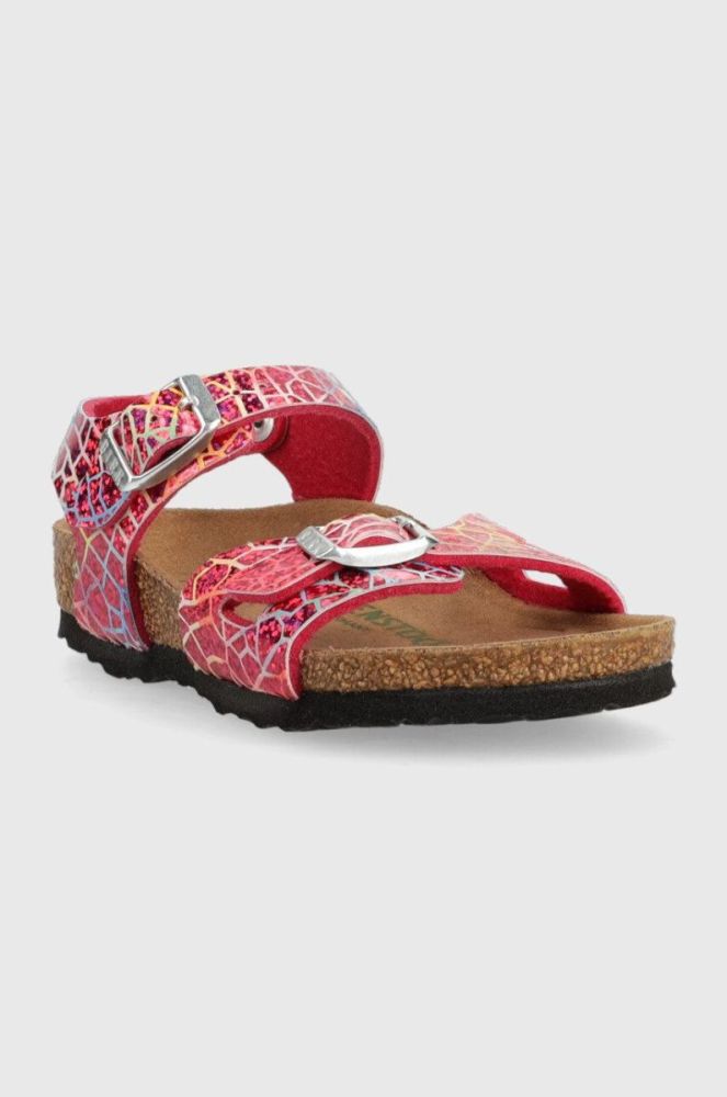 Дитячі сандалі Birkenstock колір рожевий Narrow Width фото 2