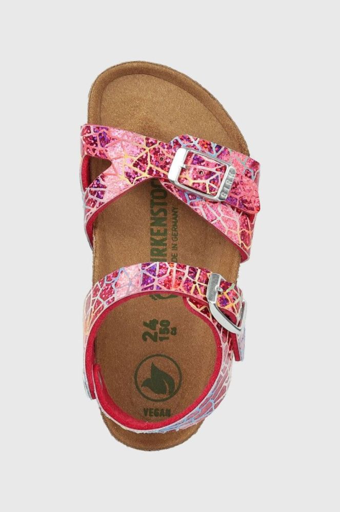 Дитячі сандалі Birkenstock колір рожевий Narrow Width фото 4