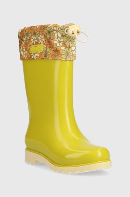 Дитячі гумові чоботи Melissa Rain Boot Iii Inf колір зелений фото 2